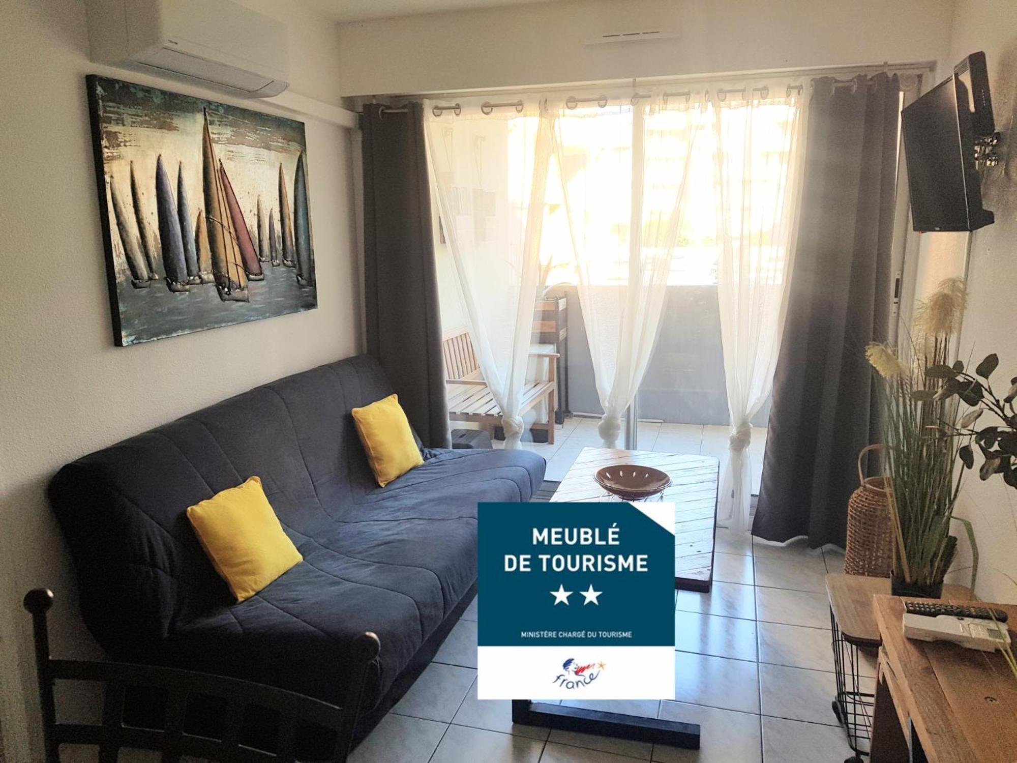 Sète Le Venizio - Classe 2 Etoiles - T2 Climatise, Avec Terrasse, Parking, Pret De Velos, 10 Minutes A Pied Gare Et Centre Ville מראה חיצוני תמונה